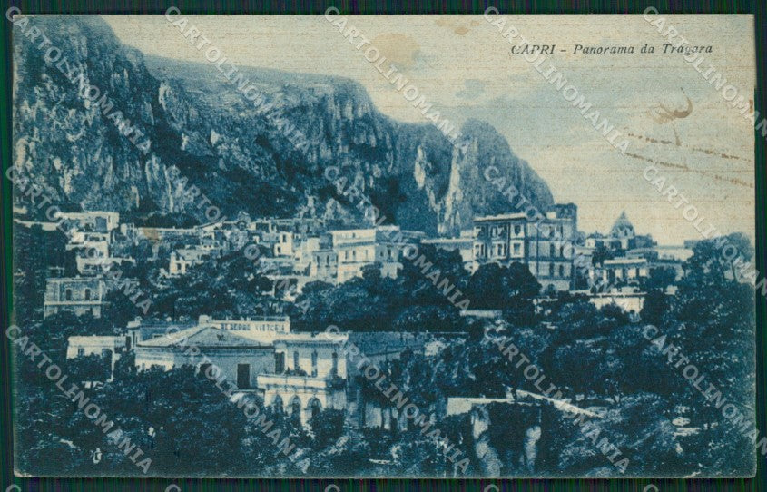 Napoli Capri PIEGA cartolina KV2266 – fronte