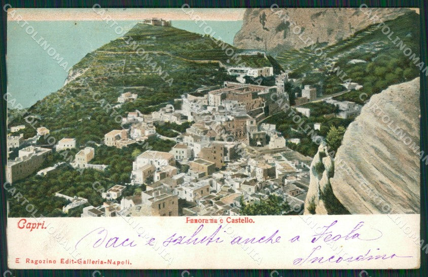 Napoli Capri cartolina KV2274 – fronte