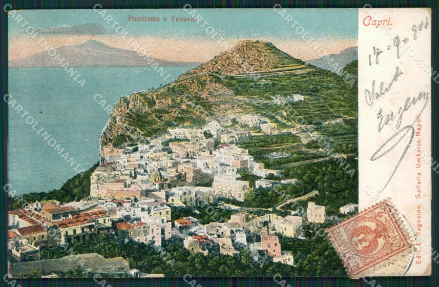 Napoli Capri cartolina KV2275 – fronte