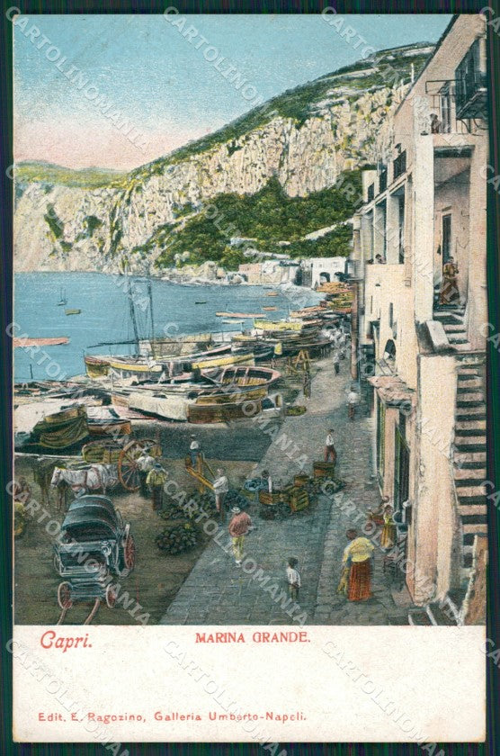 Napoli Capri Marina Grande cartolina KV2277 – fronte