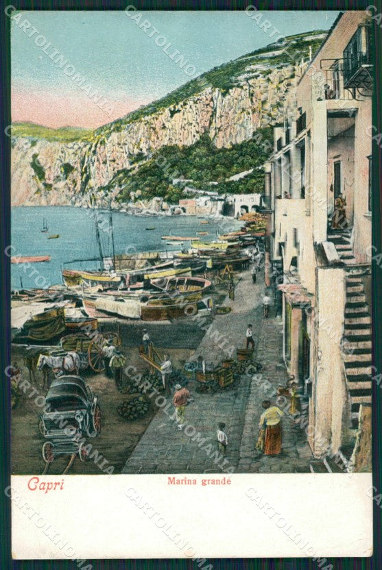 Napoli Capri Marina Grande cartolina KV2278 – fronte