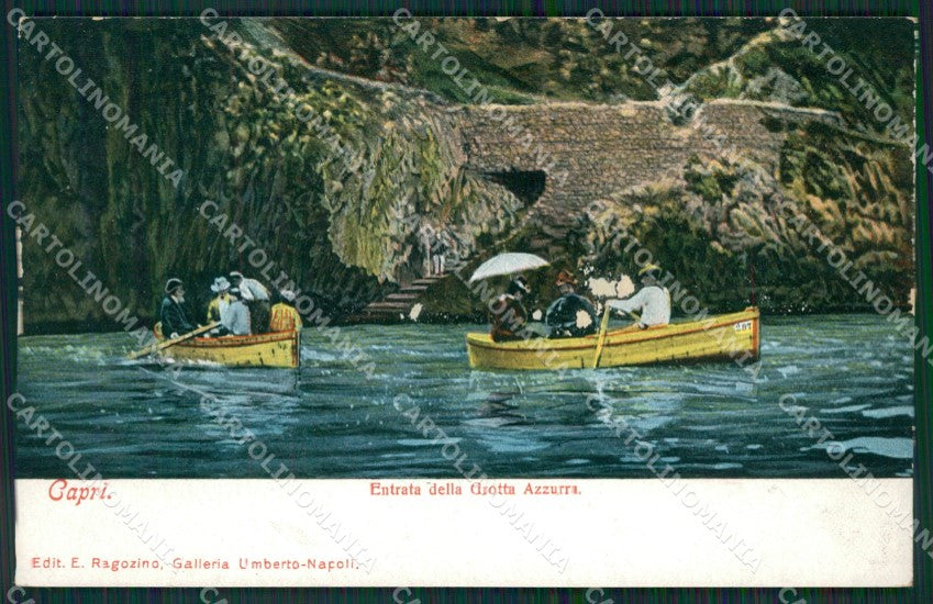 Napoli Capri Grotta Azzurra cartolina KV2279 – fronte