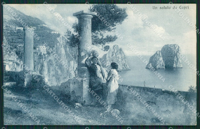 Napoli Capri cartolina KV2287 – fronte