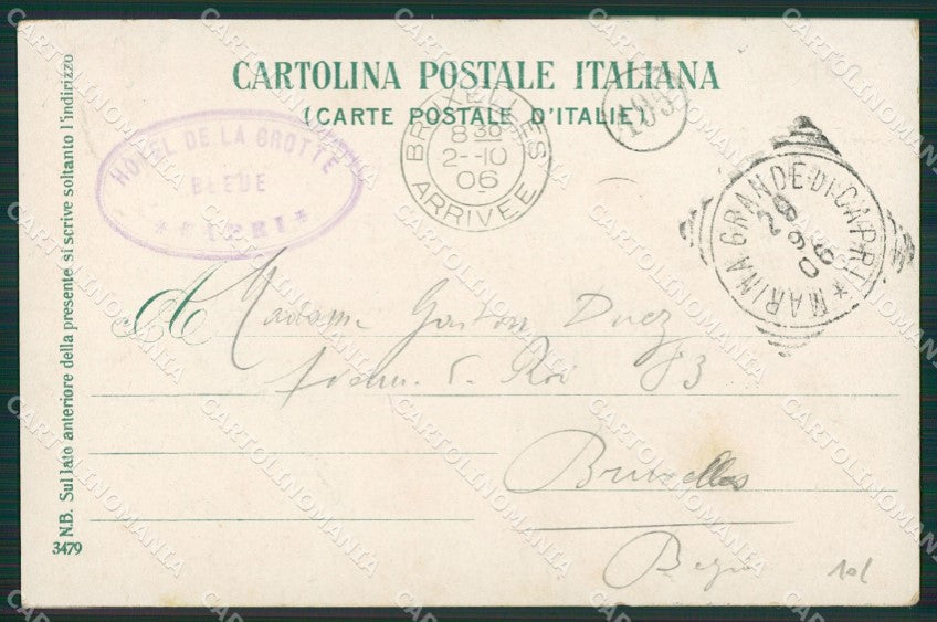 Napoli Capri cartolina KV2290 – retro