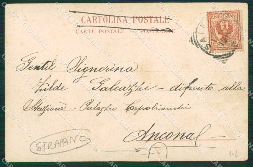 Napoli Capri STRAPPINO cartolina KV2300 – retro