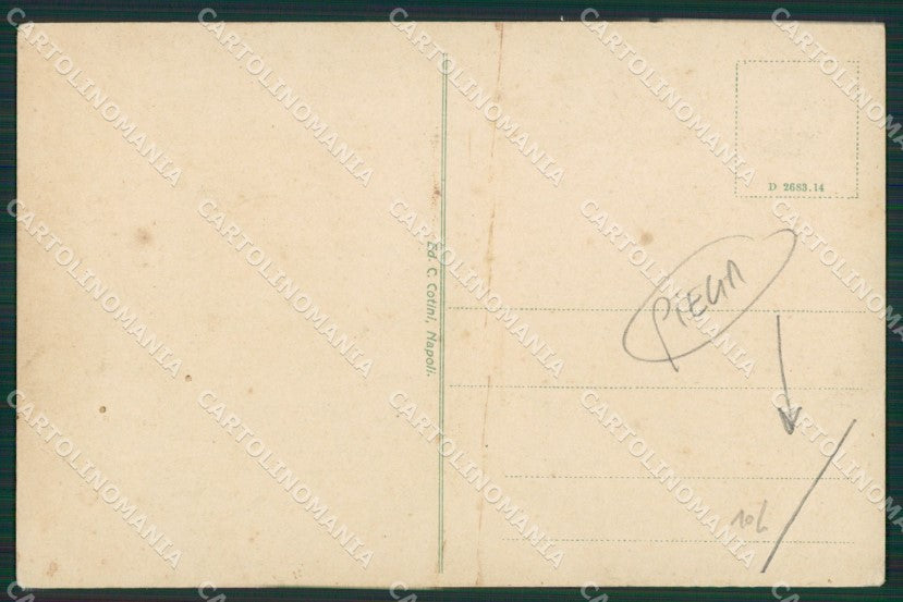 Napoli Capri PIEGA cartolina KV2301 – retro