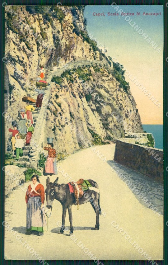 Napoli Capri SCOLLATA cartolina KV2302 – fronte