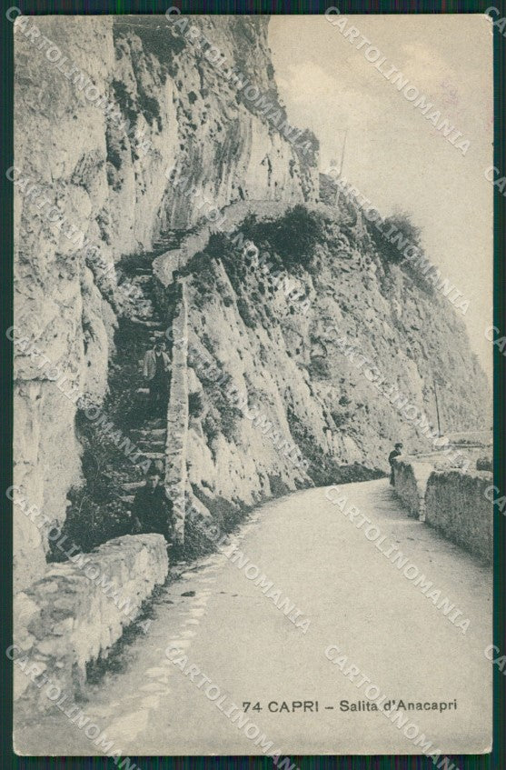 Napoli Capri ABRASA cartolina KV2303 – fronte
