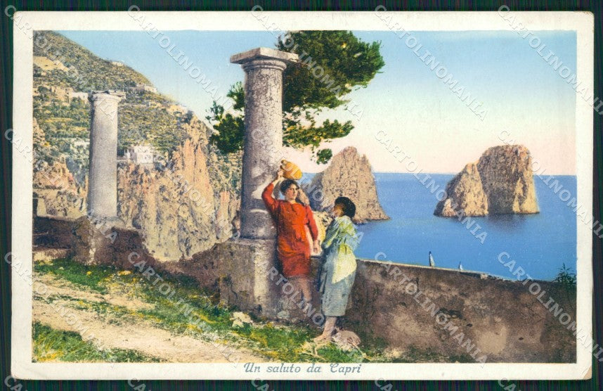 Napoli Capri cartolina KV2306 – fronte