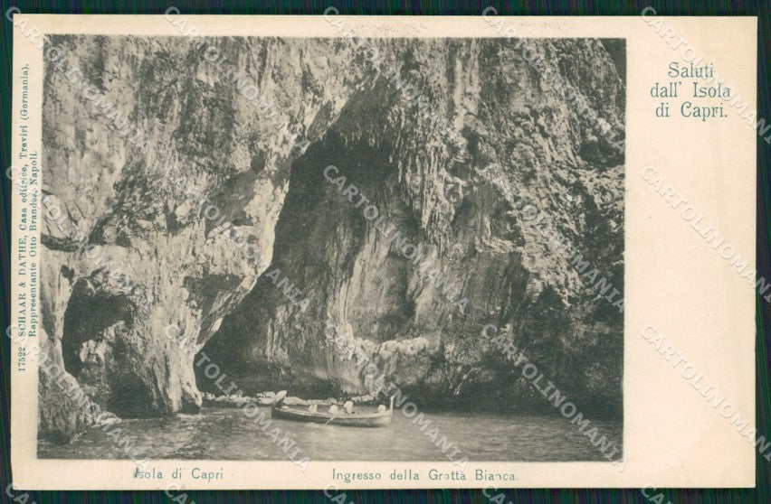 Napoli Capri Grotta Bianca cartolina KV2310 – fronte