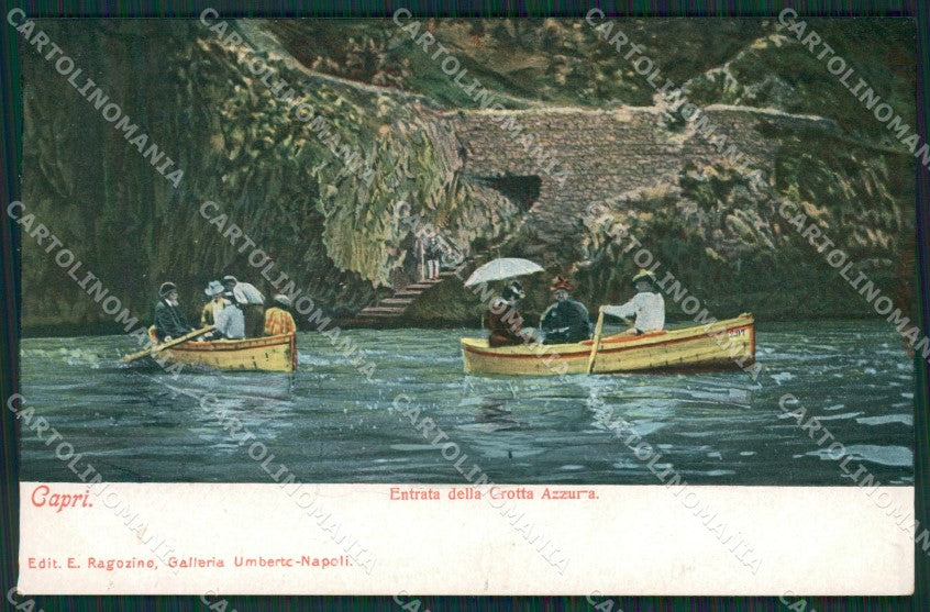 Napoli Capri Grotta Azzurra cartolina KV2312 – fronte