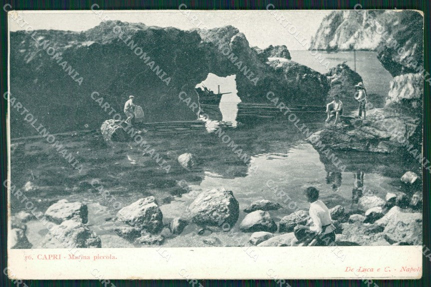 Napoli Capri Marina Piccola cartolina KV2313 – fronte