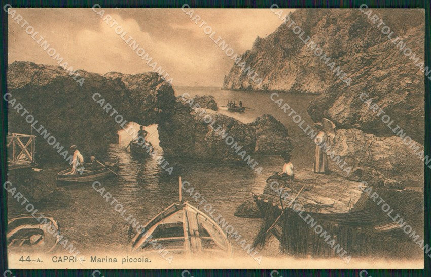 Napoli Capri Marina Piccola cartolina KV2314 – fronte