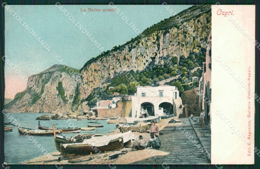 Napoli Capri Marina Grande cartolina KV2318 – fronte