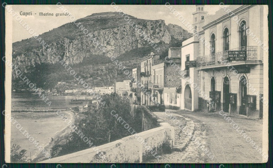 Napoli Capri Marina Grande cartolina KV2319 – fronte