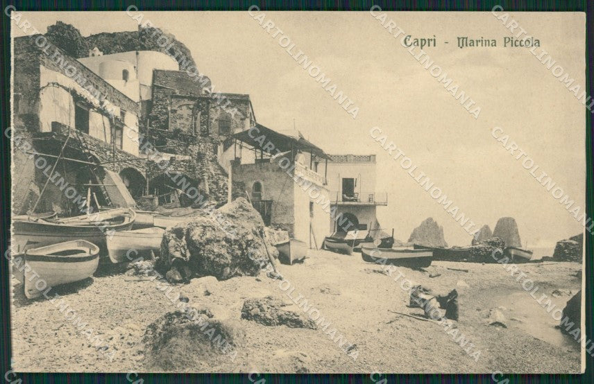 Napoli Capri Marina Piccola cartolina KV2325 – fronte
