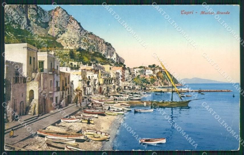 Napoli Capri Marina Grande cartolina KV2330 – fronte