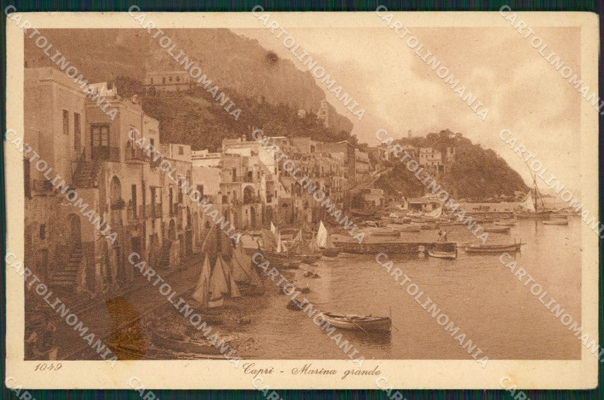 Napoli Capri Marina Grande Lehnert & Landroch cartolina KV2333 – fronte