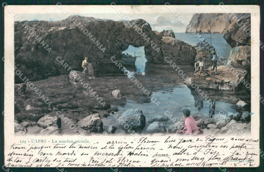 Napoli Capri Marina Piccola cartolina KV2335 – fronte
