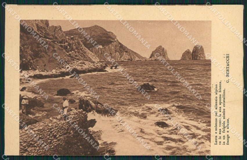 Napoli Capri Bertacchi cartolina KV2342 – fronte