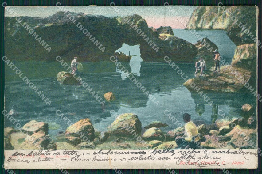 Napoli Capri Marina Piccola cartolina KV2350 – fronte