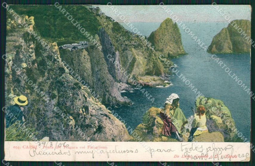 Napoli Capri cartolina KV2360 – fronte