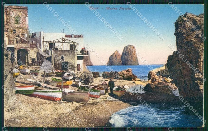 Napoli Capri Marina Piccola cartolina KV2363 – fronte