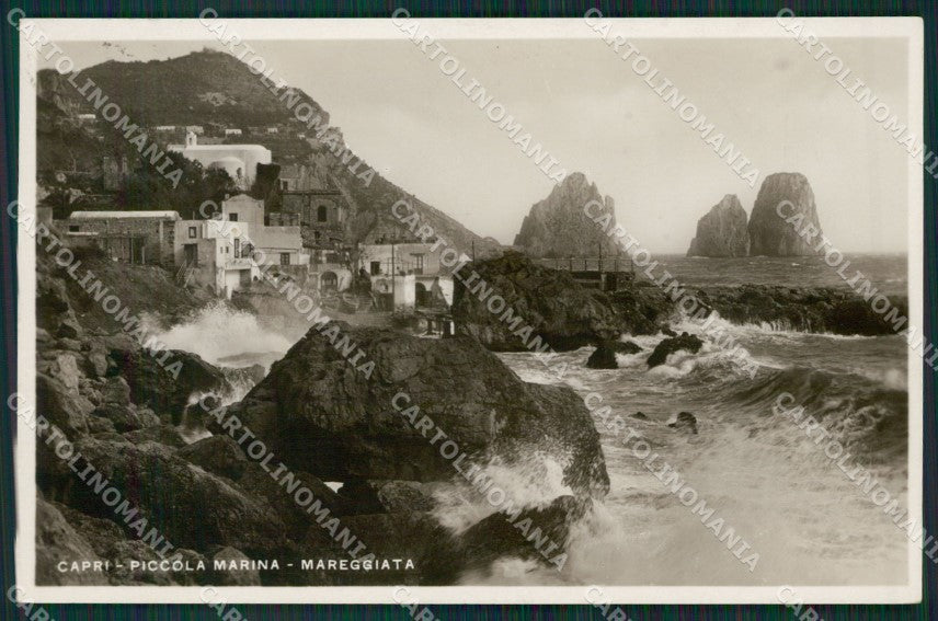 Napoli Capri Marina Piccola Foto cartolina KV2371 – fronte