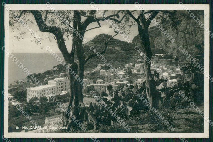 Napoli Capri PIEGHINA Foto cartolina KV2374 – fronte