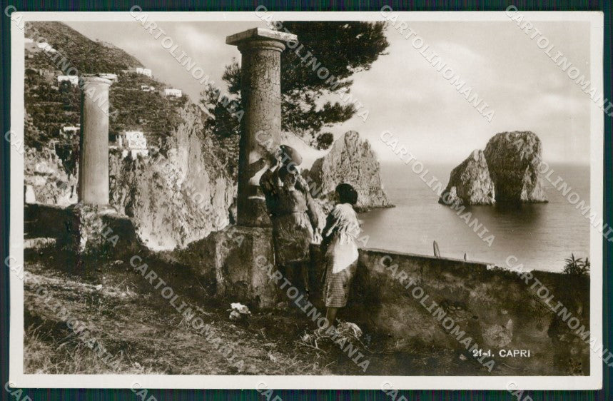 Napoli Capri Foto cartolina KV2383 – fronte