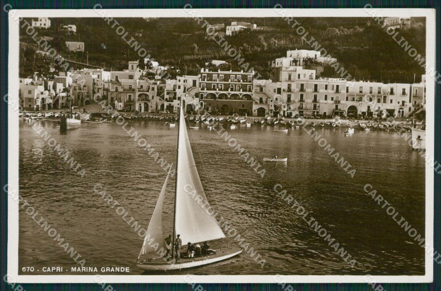 Napoli Capri Marina Grande Foto cartolina KV2389 – fronte