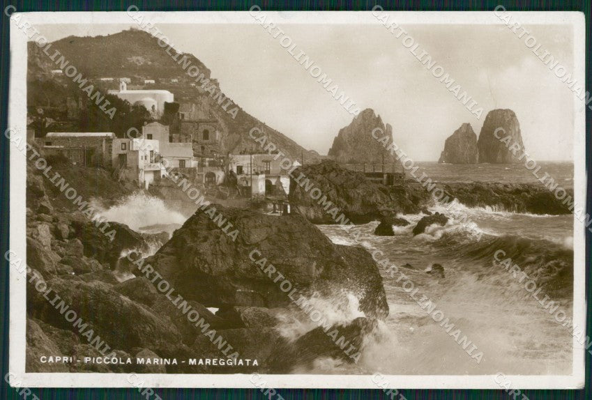 Napoli Capri Marina Piccola ABRASA Foto cartolina KV2396 – fronte