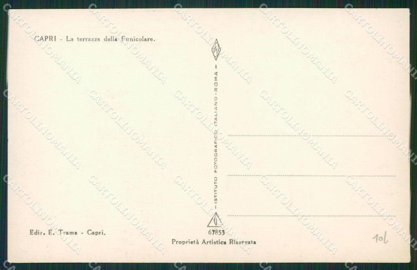 Napoli Capri Foto cartolina KV2403 – retro