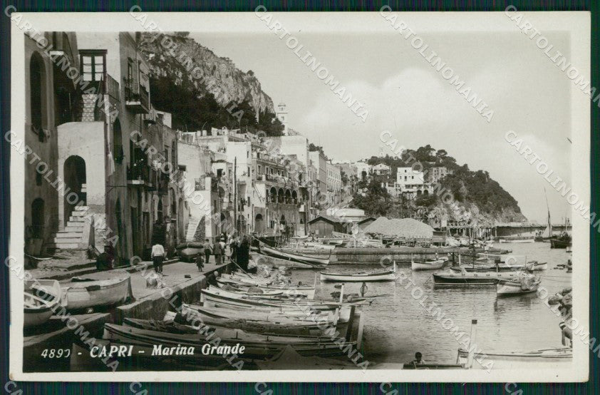 Napoli Capri Marina Grande Foto cartolina KV2410 – fronte
