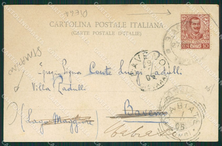 Napoli Sorrento STRAPPINO PIEGA cartolina KV2412 – retro