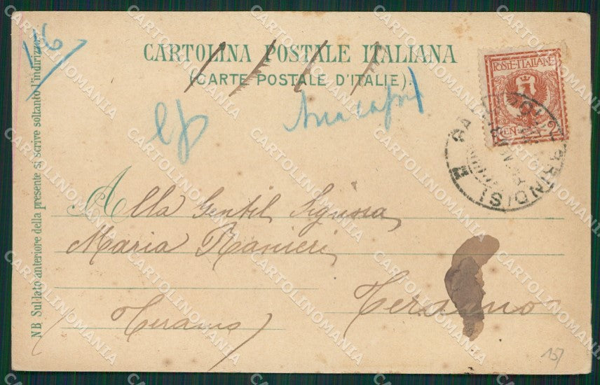 Napoli Capri Anacapri cartolina KV2415 – retro