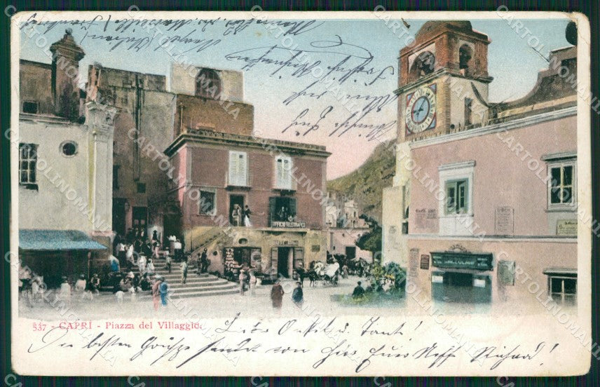 Napoli Capri PIEGHINE cartolina KV2422 – fronte