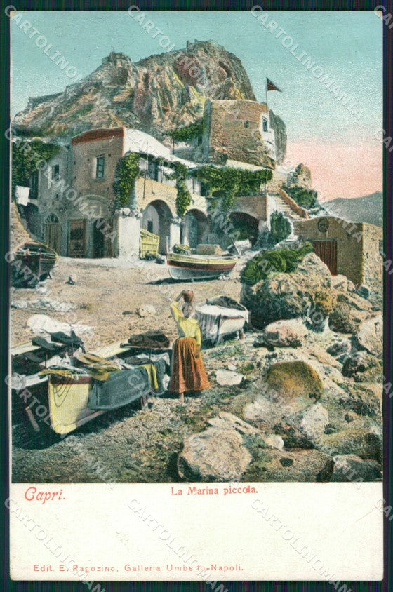 Napoli Capri Marina Piccola cartolina KV2426 – fronte