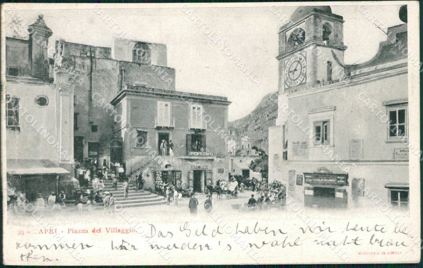 Napoli Capri PIEGA cartolina KV2429 – fronte