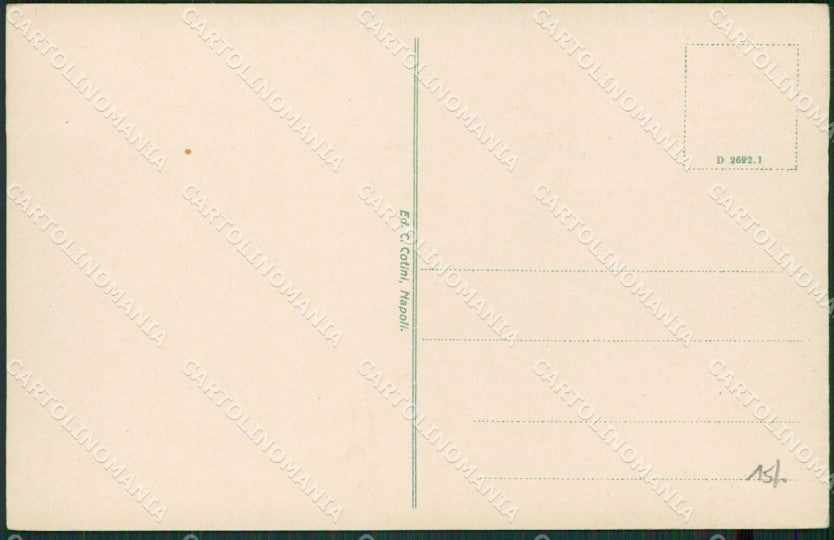 Napoli Capri cartolina KV2434 – retro