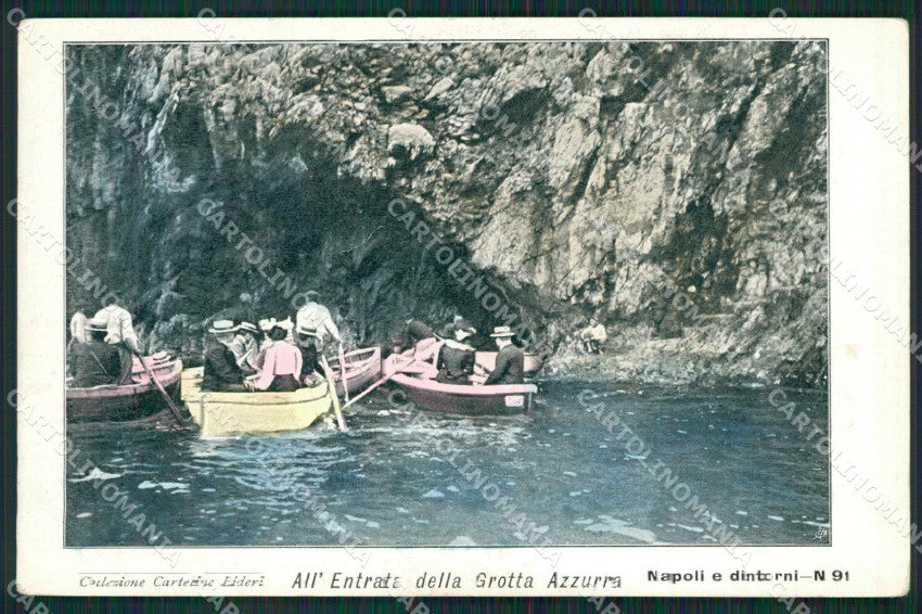 Napoli Capri Grotta Azzurra cartolina KV2454 – fronte