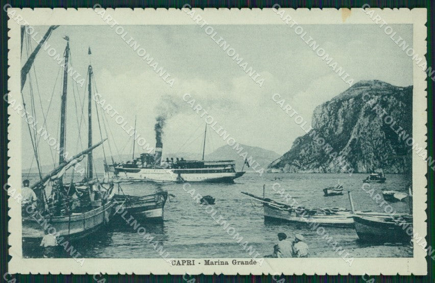 Napoli Capri Battello cartolina KV2456 – fronte