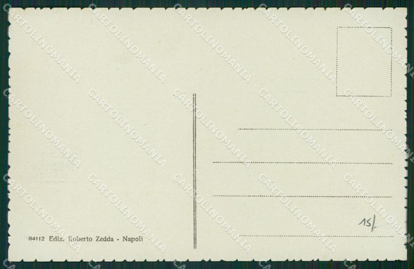 Napoli Capri Battello cartolina KV2456 – retro