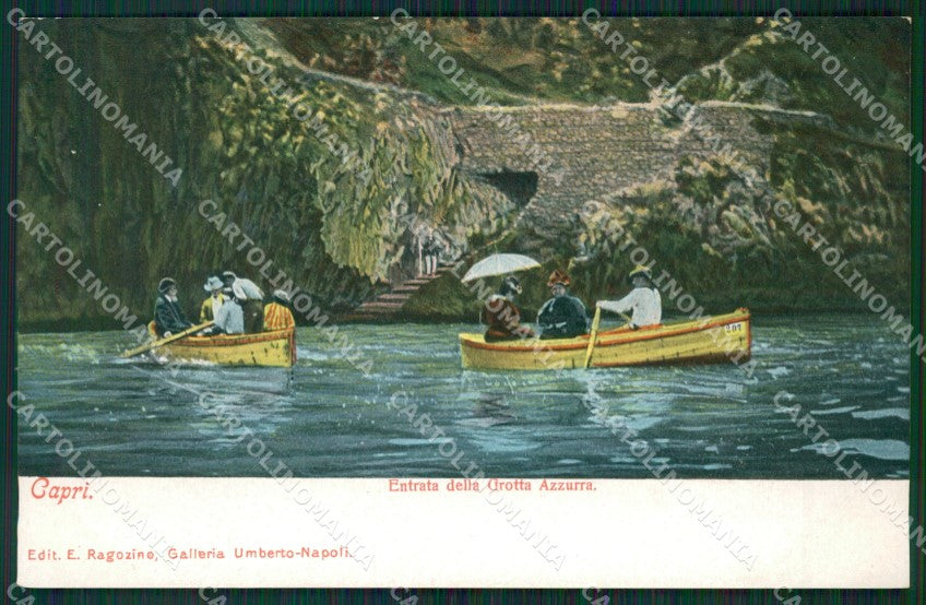Napoli Capri Grotta Azzurra cartolina KV2466 – fronte