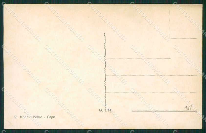 Napoli Capri cartolina KV2468 – retro