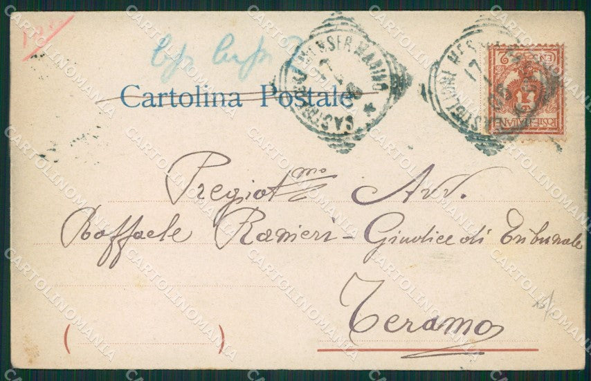 Napoli Capri cartolina KV2469 – retro