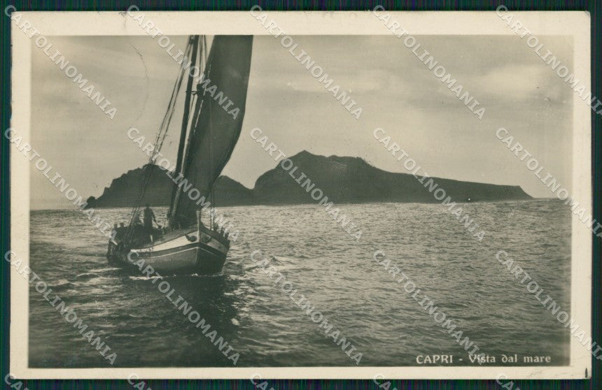 Napoli Capri Barca Foto cartolina KV2479 – fronte