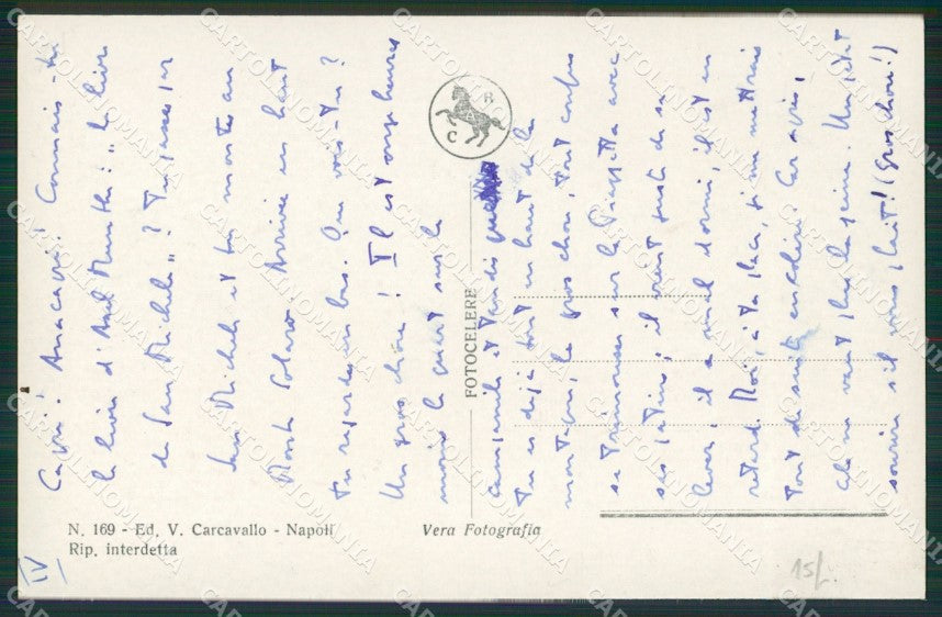 Napoli Capri Foto cartolina KV2480 – retro
