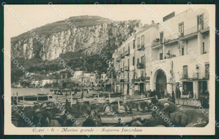 Napoli Capri Marina Grande Foto cartolina KV2484 – fronte