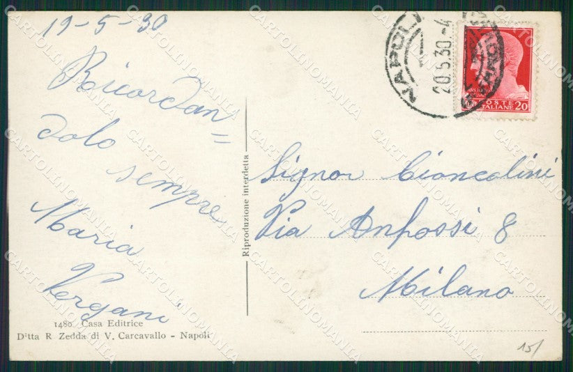 Napoli Capri Marina Grande Foto cartolina KV2486 – retro